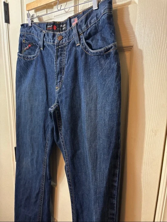 Ariat FR M4 relaxed boot Cat2 2112 Blue Jeans - Picture 5 of 11